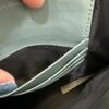 Burberry Haymarket Check Derby Peyton Crossbody Clutch Bag Eucalyptus Green