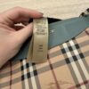 Burberry Haymarket Check Derby Peyton Crossbody Clutch Bag Eucalyptus Green