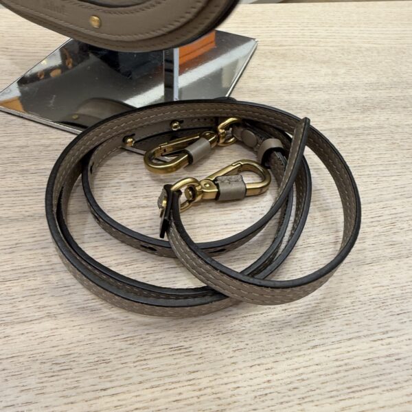 Chloe Calfskin Suede Small Nile Bracelet Bag Motty Grey