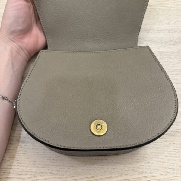 Chloe Calfskin Suede Small Nile Bracelet Bag Motty Grey