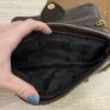 Gucci Beige GG Crystal Coated Canvas Babouska Heart Clutch Bag