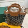 Goyard Beluga Mini Bag Black and Tan