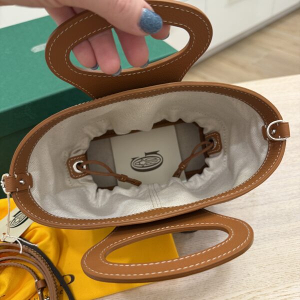 Goyard Beluga Mini Bag Black and Tan