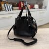 Burberry Maidstone Tote Leather and House Check Canvas Small Black