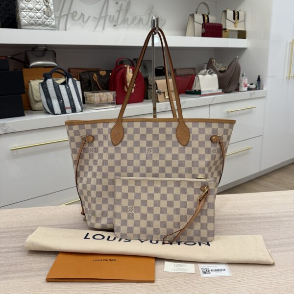 Louis Vuitton Damier Azur Neverfull MM NM