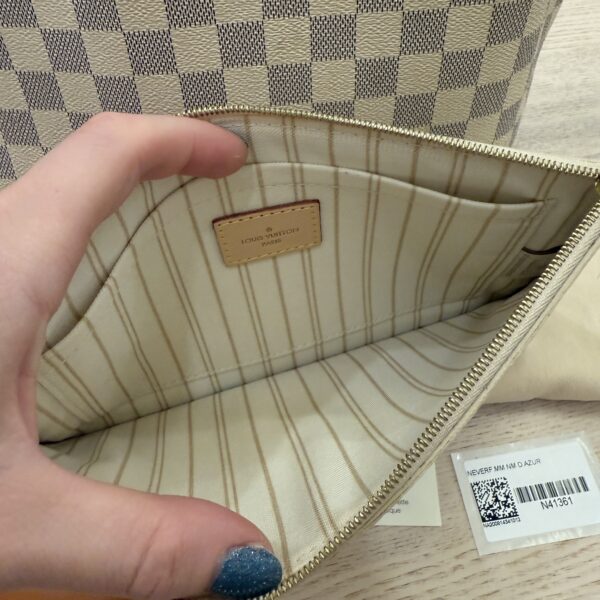 Louis Vuitton Damier Azur Neverfull MM NM