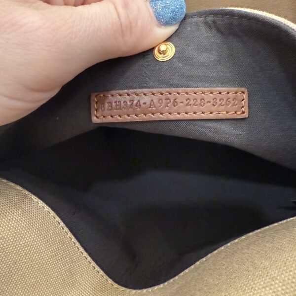 Fendi Wool Vitello King Seta FF 1974 Medium Peekaboo X-Tote Beige Cammello Sand