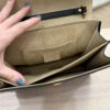 Fendi Vitello Liberty Bi-Color FF 1974 Embossed Kan U Shoulder Bag Black Maya