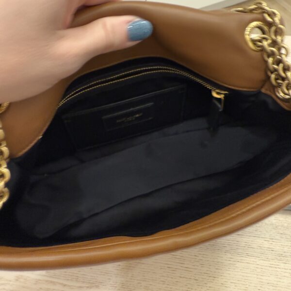 Saint Laurent Jamie 4.3 Medium YSL Crossbody Bag in Calfskin Caramel