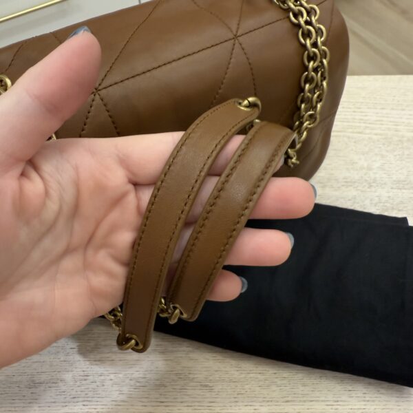 Saint Laurent Jamie 4.3 Medium YSL Crossbody Bag in Calfskin Caramel