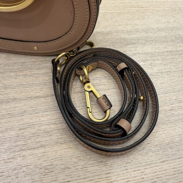 Chloe Calfskin Suede Small Nile Bracelet Bag