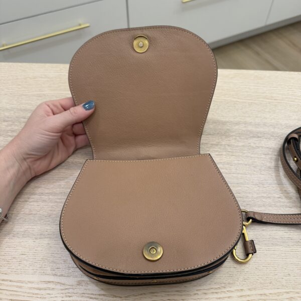 Chloe Calfskin Suede Small Nile Bracelet Bag