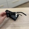 SAINT LAURENT Logo Black Sunglasses