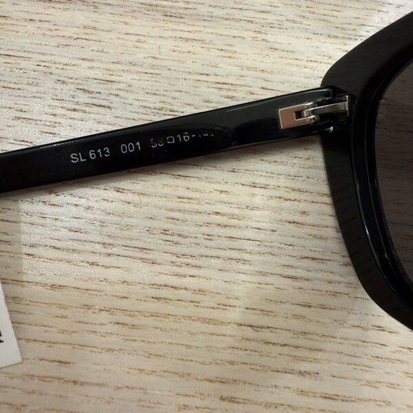 SAINT LAURENT Logo Black Sunglasses