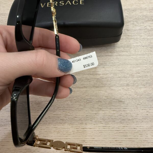 Versace Black with Gold Sunglasses