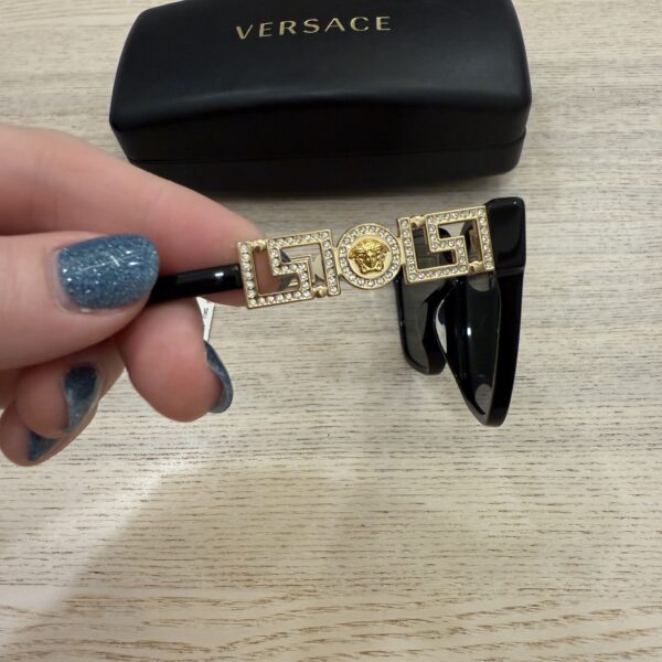 Versace Black with Gold Sunglasses