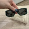 Jacquemus The Ovalo Sunglasses Green and Yellow Gold