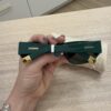Jacquemus The Ovalo Sunglasses Green and Yellow Gold