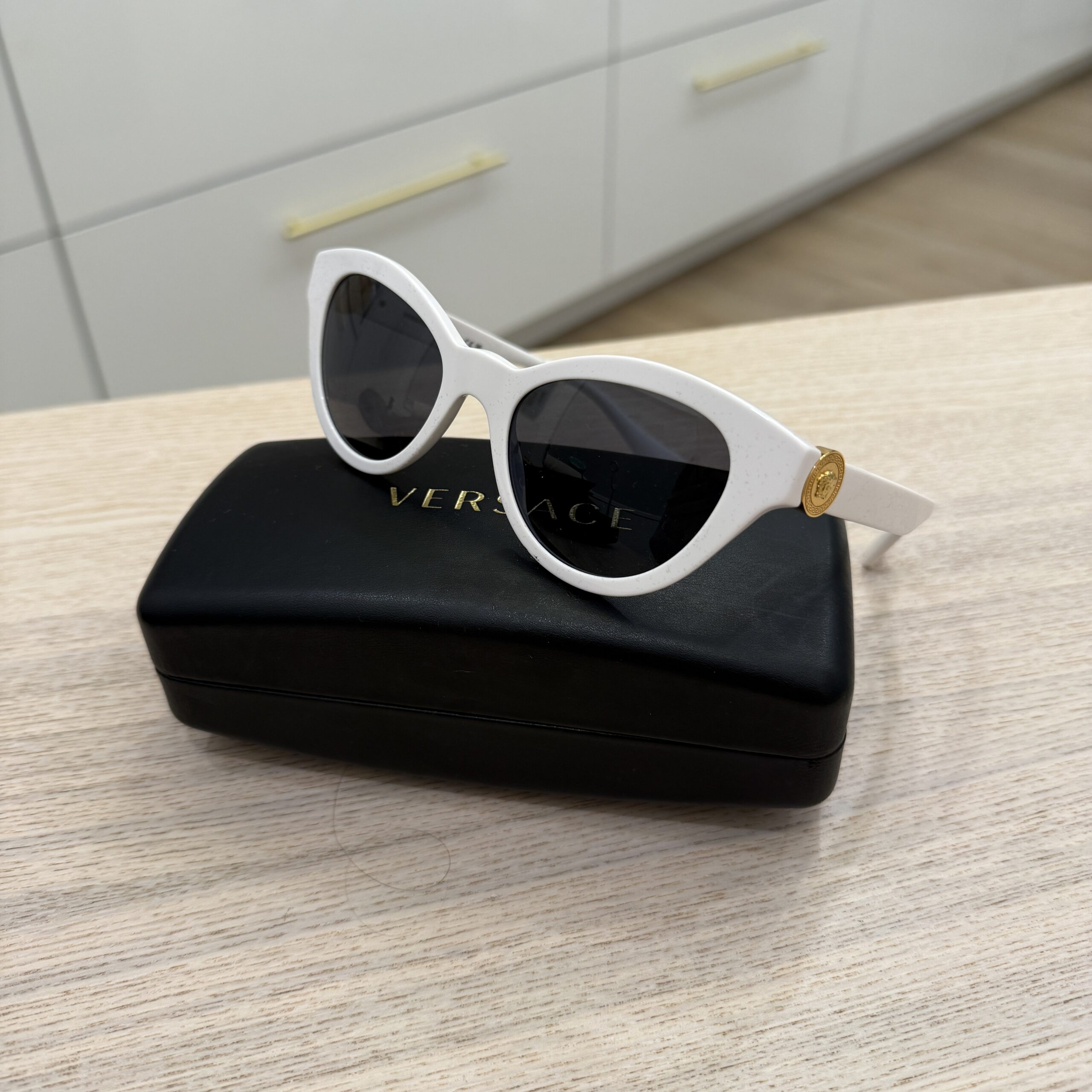 Versace White Sunglasses