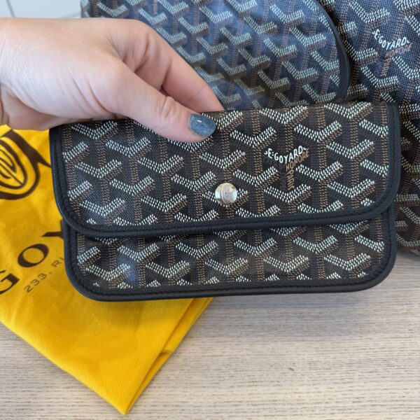 Goyard Goyardine Saint Louis PM Black and Black