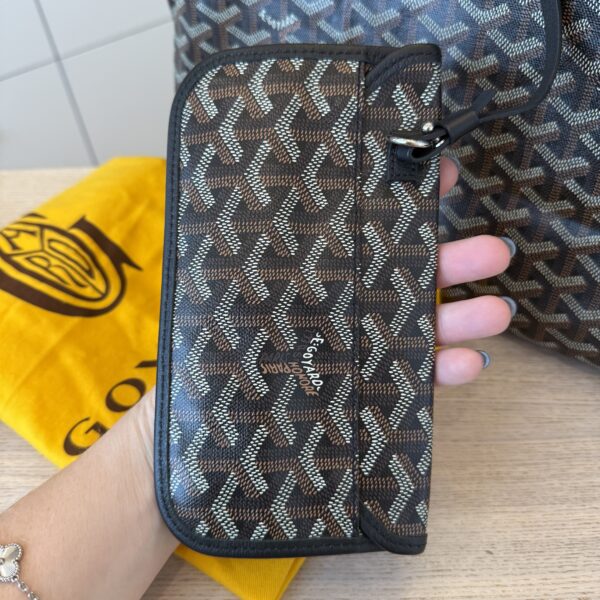 Goyard Goyardine Saint Louis PM Black and Black
