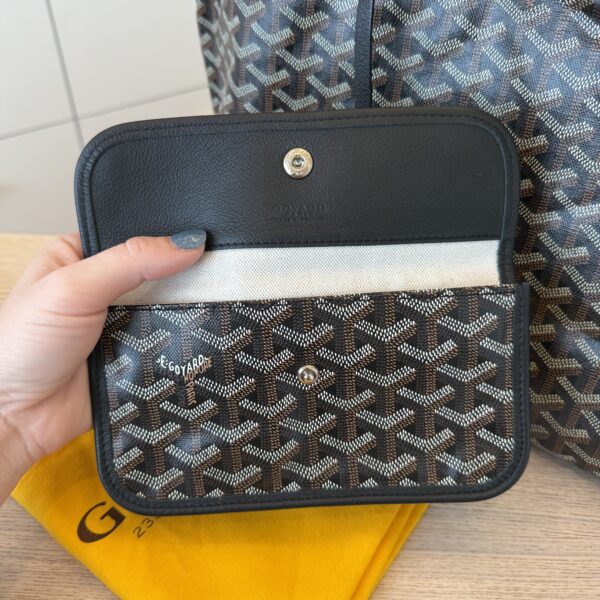 Goyard Goyardine Saint Louis PM Black and Black
