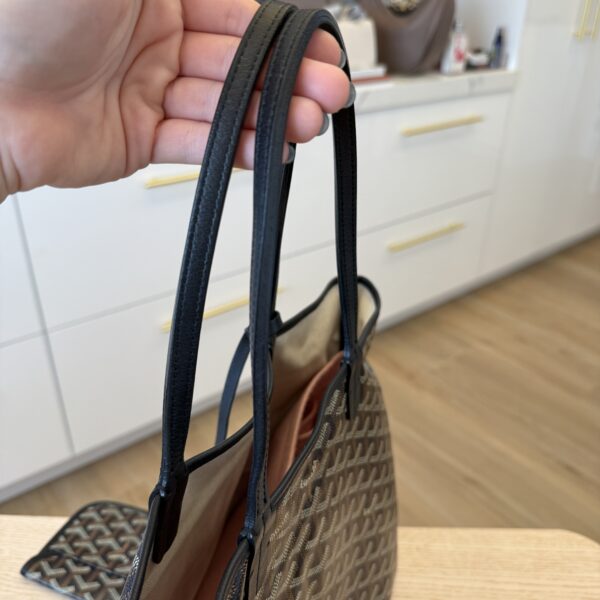 Goyard Goyardine Saint Louis PM Black and Black