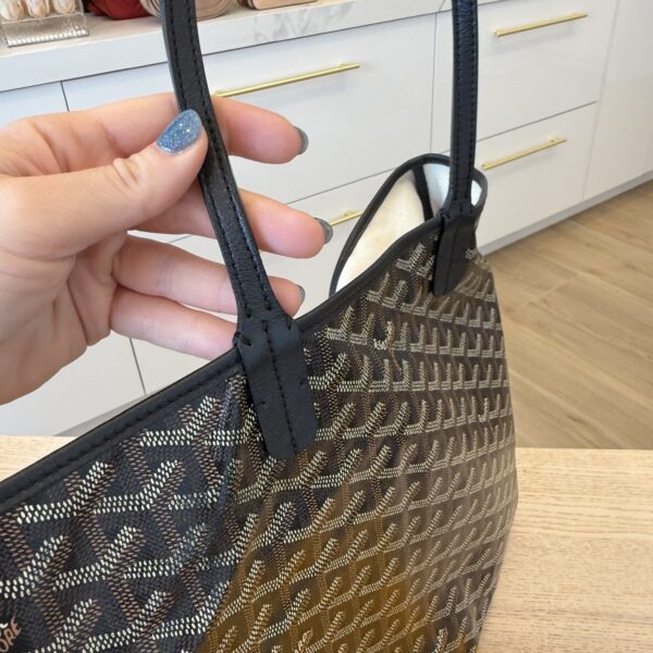 Goyard Goyardine Saint Louis PM Black and Black
