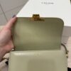Celine Shiny Calfskin Teen Triomphe Almond Green