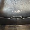 Chanel Patent Quilted Jumbo Double Flap Black with Silver Hardware