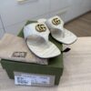 Gucci Marmont Quilted Sandals Size 37 White