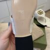 Gucci Marmont Quilted Sandals Size 37 White