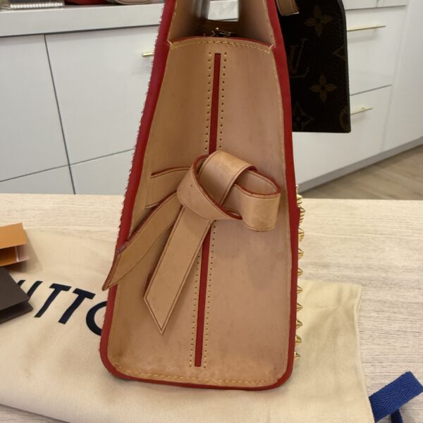 Louis Vuitton x Christian Louboutin Shopping Bag Calf Hair and Monogram Canvas