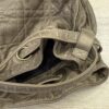 Christian Dior Metallic Lambskin Cannage Drawstring Bag