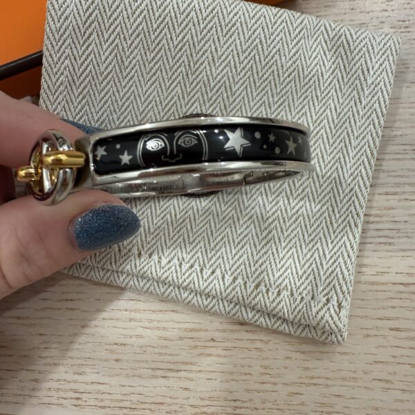 Hermes Mini Clic Chaine d'Ancre bracelet Size PM Black Solace