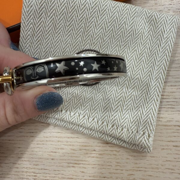 Hermes Mini Clic Chaine d'Ancre bracelet Size PM Black Solace