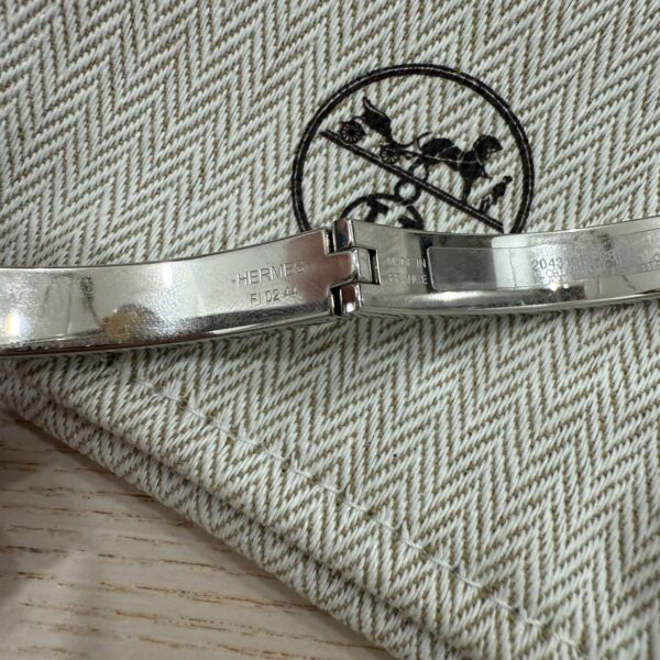 Hermes Mini Clic Chaine d'Ancre bracelet Size PM Black Solace
