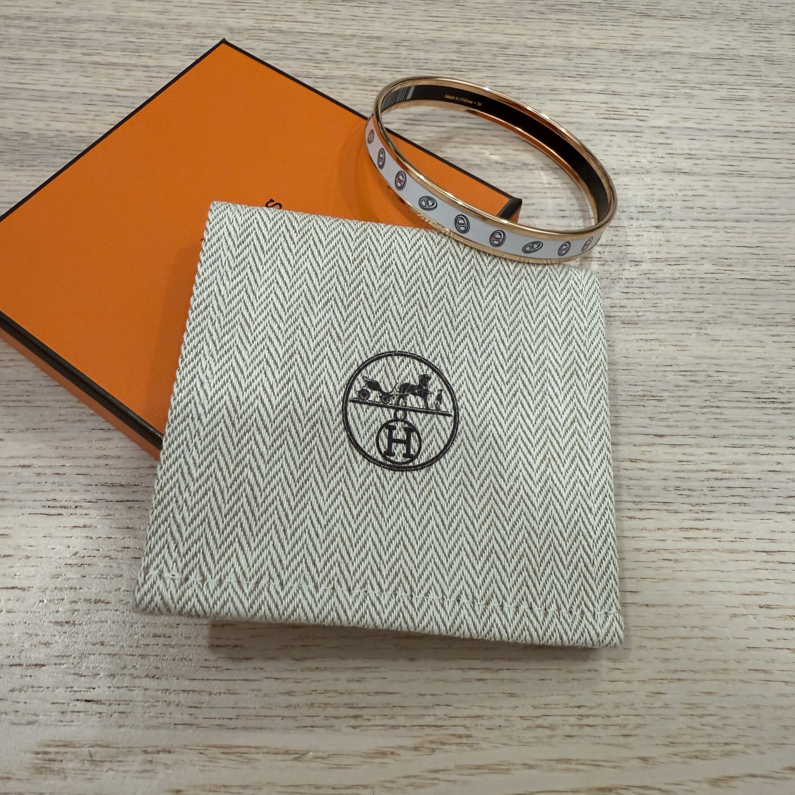 Hermes Funny Ice Cream bangle Size 65