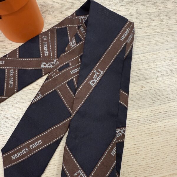 Hermes Multicolor Silk Twilly