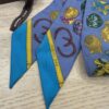 Hermes Multicolor Silk Twilly