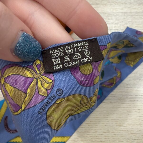 Hermes Multicolor Silk Twilly