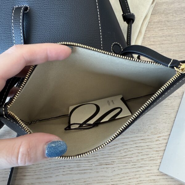 Polene Cyme Mini Edition Textured Black