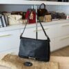 Fendi Calfskin Romano Selleria Mama Baguette Black