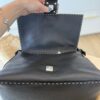 Fendi Calfskin Romano Selleria Mama Baguette Black