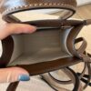 Gucci GG Supreme Small Tote Bag Brown Beige