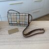 Burberry E-Canvas Vintage Check Hampshire Crossbody Archive Beige
