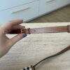 Burberry E-Canvas Vintage Check Hampshire Crossbody Archive Beige