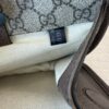 Gucci GG Supreme Monogram Web Neo Vintage Double Flap Messenger Bag Beige New Acero