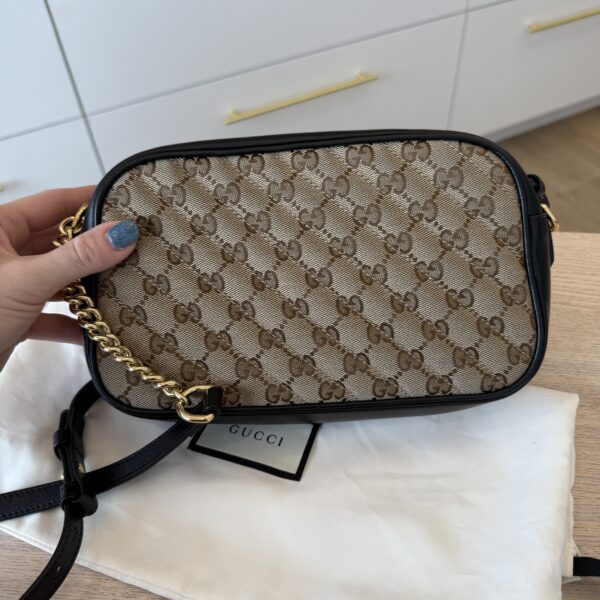 Gucci GG Marmont Canvas Small Shoulder Bag