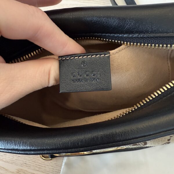 Gucci GG Marmont Canvas Small Shoulder Bag